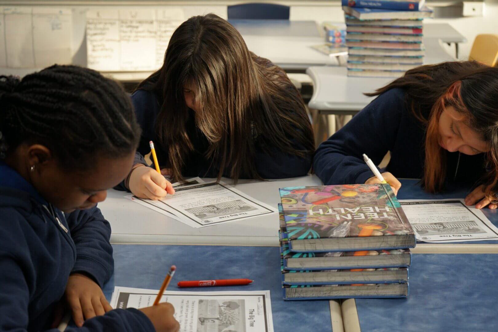 Students learning